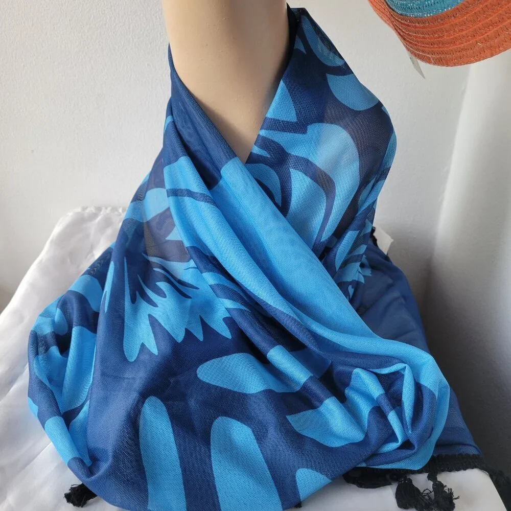 NWT - Odiva Rainbow Spiral Colored Summer Sun Floppy Straw Hat